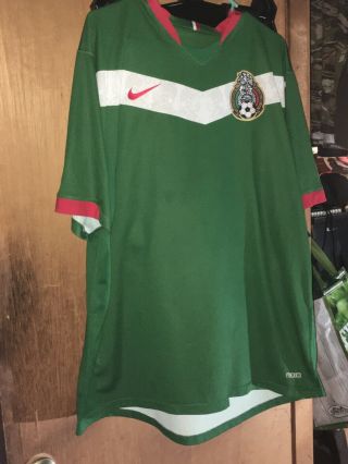Mexico 100 Jersey Shirt 2006 World Cup Home Large Rare [r544]