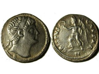 Rare Roman Silver Siliqua Of Emperor Crispus (317 - 326),  Rare.