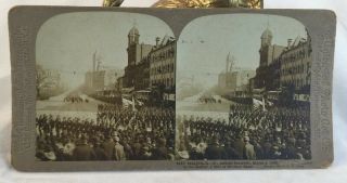 Antique Stereoview Photo 1905 Inauguration Of President Roosevelt Universal Art