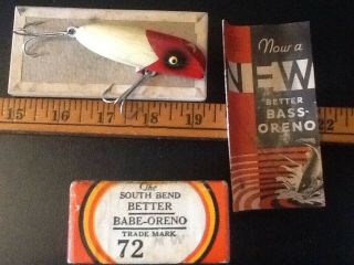 Vintage South Bend Lure Better Bass Oreno