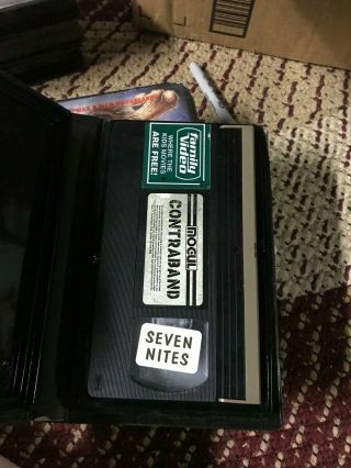 CONTRABAND MOGUL RARE OOP VHS BIG BOX SLIP 3