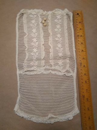 Antique Victorian Lace Dress Collar/ Dickie.  Ivory Colored
