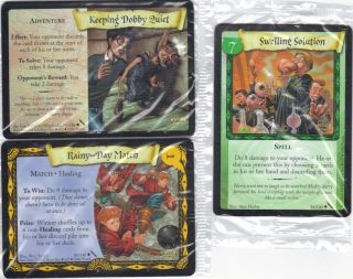 Harry Potter Tcg Movie Promo Set 3 Cards Rare Hard To Find