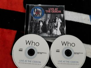 The Who 1971 Uk Tour 2 Cd Live At The Odeon Rare Import Keith Moon Limited