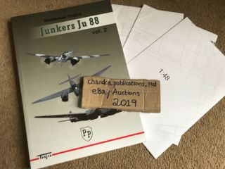 Junkers Ju 88 Vol.  2 - Waldemar Trojca - Scale Drawings/profiles - Rare
