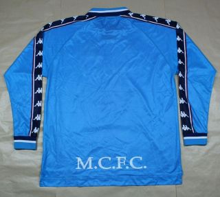 Manchester City 1997 1999 Home Shirt ULTRA RARE Long Sleeve KAPPA (XL) 3