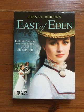 East Of Eden (dvd,  2009) Tv Miniseries 3 - Disc Set Jane Seymour Acorn Media Rare