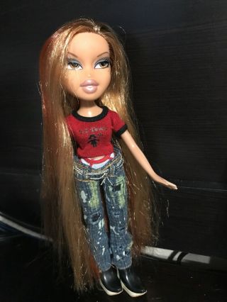 Bratz Rare Long Highlighted Hair Gorgeous Doll With Outfit Vhtf