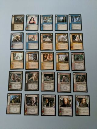 Lord Of The Rings Tcg The Return Of The King 70 Rares No Duplicates
