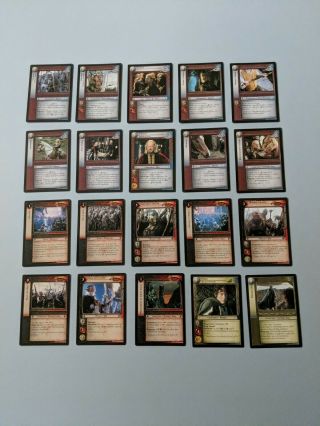 Lord Of The Rings tcg The Return Of The King 70 rares no duplicates 3