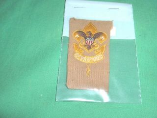240 - Antique Cloth Boy Scouts Of America First Class Rank Badge,  Insignia