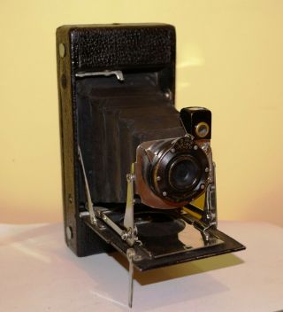 Antique Burke & James Ingento No.  0 Folding Camera Ca.  1915