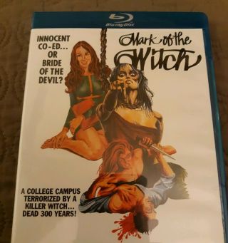 Rare Mark Of The Witch Blu - Ray Code Red 1970 Horror Cond