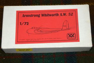 A,  V Models 1/472 Armstrong Whitworth A.  W.  52 British Flying Wing Jet Bomber Rare