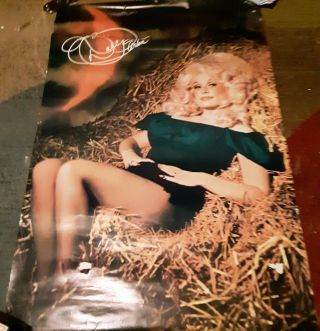 Rare Poster Of Dolly Parton/1978