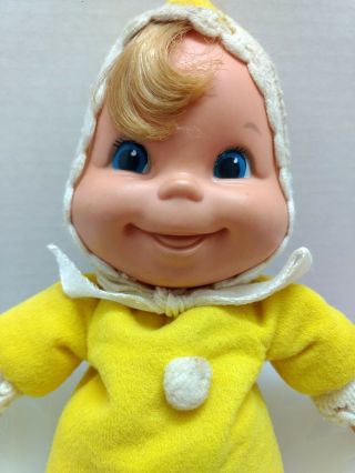 Vintage 1970 Mattel Baby Beans Yellow