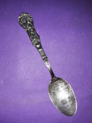 Antique Sterling Silver Souvenir Spoon Minnehaha Falls Minneapolis Minnesota