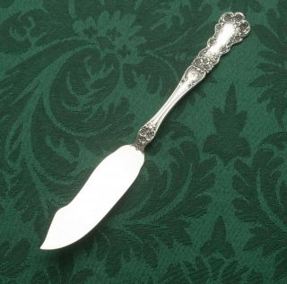 Buttercup By Gorham Flat Handle Master Butter Knife 6 7/8 ",  Sterling Silver