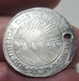 1830 Tf (central American Republic (1 Real) Honduras - Very Rare - -