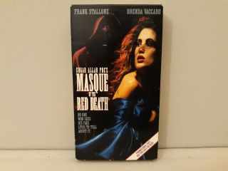 The Masque Of The Red Death (vhs,  1991) Demo Tape Rare/oop Horror Frank Stallone