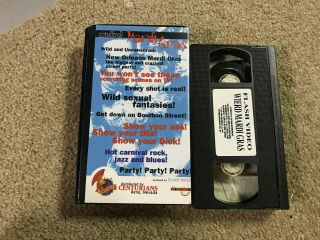 FLASH VIDEO WEIRD MARDI GRAS VHS OOP RARE BIG BOX SLIP 2