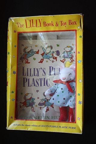 Rare Collectible Lilly With Purple Plastic Purse Book And Toy Box