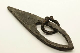 Ancient Viking Fire Striker With Twisted Torc Miniature - Circa.  700 - 900ad