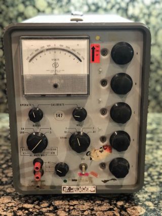 Vintage Rare John Fluke Model 803 (b) Ac/dc Differential Voltmeter