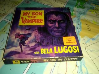 8 Film My Son The Vampire (1952) Bela Lugosi 200ft Rare Reel
