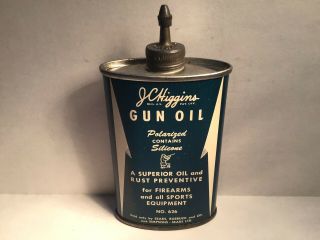 Vintage J C Higgins Oil Can Lead Handy Oiler Sears Rare Gun Browning Winchester