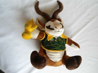 Rare Bokkie South Africa Rugby World Cup 2007 Winners Mascot