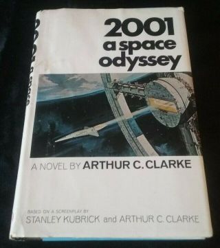 2001 A Space Odyssey Arthur C Clarke Rare 1968 Book Club (hc/dj = Ln/vg) Htf