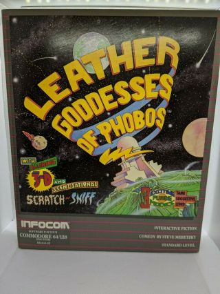 Leather Goddesses Of Phobos - Commodore 64/128 - Complete,  Rare & Pristine
