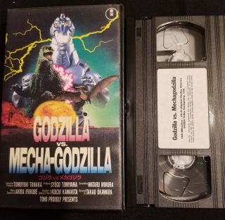 Godzilla Vs.  Mechagodzilla 1993 Vhs Video Japan Toho Rare Video Tape