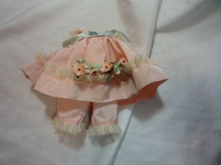 vintage vogue strung ginny doll mistress mary outfit in pink - ginny 3