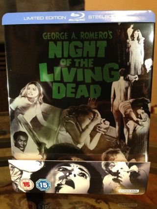 Night Of The Living Dead Rare Oop Zavvi Blu - Ray Steelbook George A.  Romero Cult