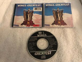Wings Greatest Hits Capitol Cd Made In Japan Rare Oop Paul Mccartney