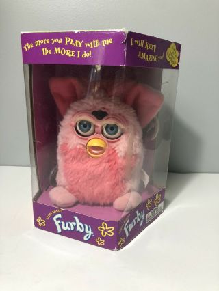 Furby 70 - 800 Series 1 Tiger Electronic Toy - Rare Pink