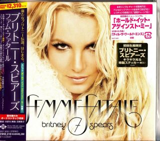 Britney Spears - Femme Fatale Cd (rare Japan Digipak),  1 Bonus Track Sicp - 3030