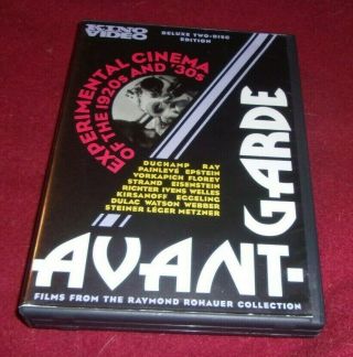 Avant Garde: Experimental Cinema Of The 1920s And 30s Rare Oop 2 Dvd Set