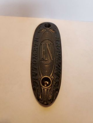 Fn Browning A5 Belgium Carved Horn Butt Plate Rare