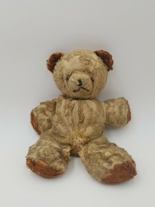 Antique Early Teddy Bear Vintage Rare 10 " Miniature Sm Steiff