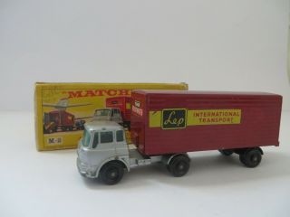 Matchbox Major Pack M - 2 Articulated Freight Truck Lep Boxed Rare