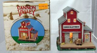 Rare Retired Midwest Of Cannon Valley 12663 - 9 The Grain Elevator