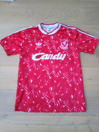 Liverpool Fc Shirt 1989 - 90 - Rare/retro/vintage/classic/candy - Men 