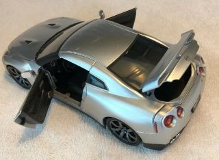 2009 Nissan GT - R Diecast Car Fast and the Furious 1:18 RARE NO BOX Jada Toys 2