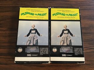 The Sound Of Music Vhs Rare 1st Release Magnetic Video Julie Andrews