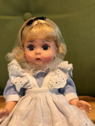 6 - 8” Madame Alexander Doll Alice In Wonderland
