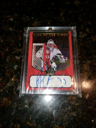 1998 Sp Authentic Sign Of The Times Patrick Roy Autographed Card Pr Rare