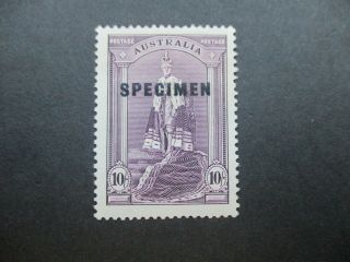 Australian Pre Decimal Stamps: Robes Specimen - Rare (o536)